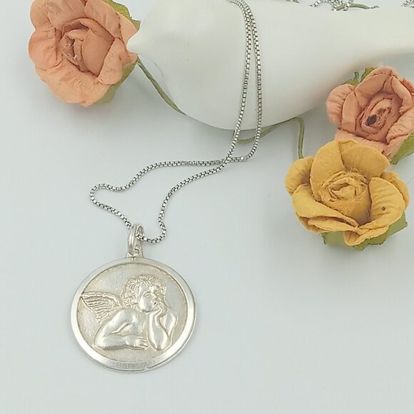 Art Nouveau ST RAPHAELS ANGEL Charm - Picture 3 of 14